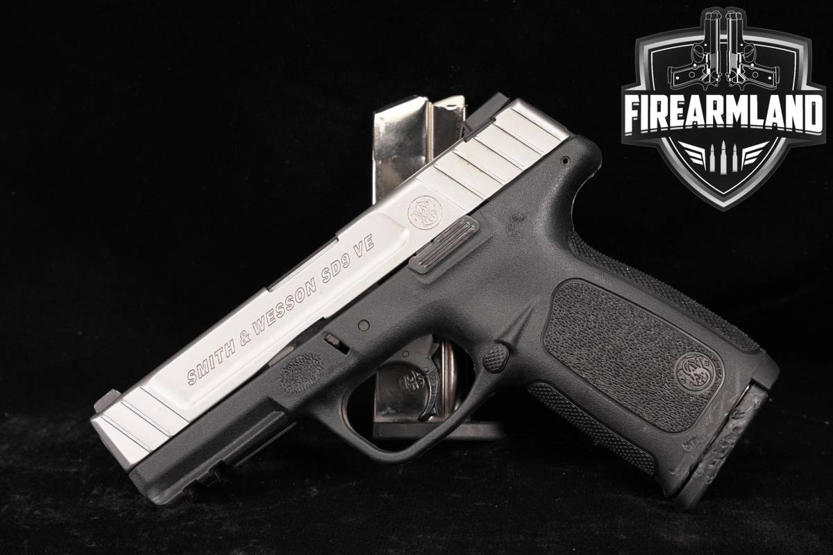 Smith & Wesson SD9 VE 9mm 4" Two-Tone Stainless S&W SD9VE SD-9 +2 MAGS