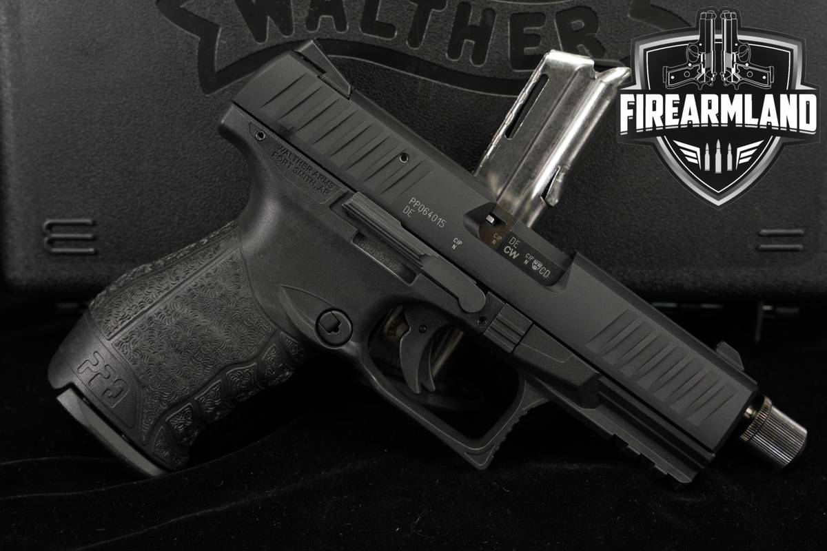 Walther PPQ 22 M2 Tactical 22LR 4.6" THREADED +2 MAGS & ORIG CASE