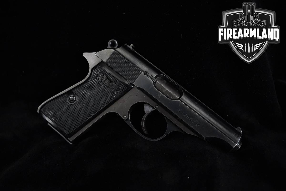 LAST-YEAR WWII 1945 Walther Model PP 7.65mm 3.9" Blued Walther PP DA/SA