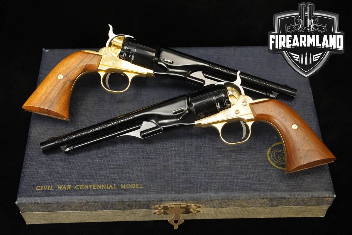 COLLECTOR-PAIR Colt Civil War Centennial Model 22-Short 6" Colt 1861-Navy