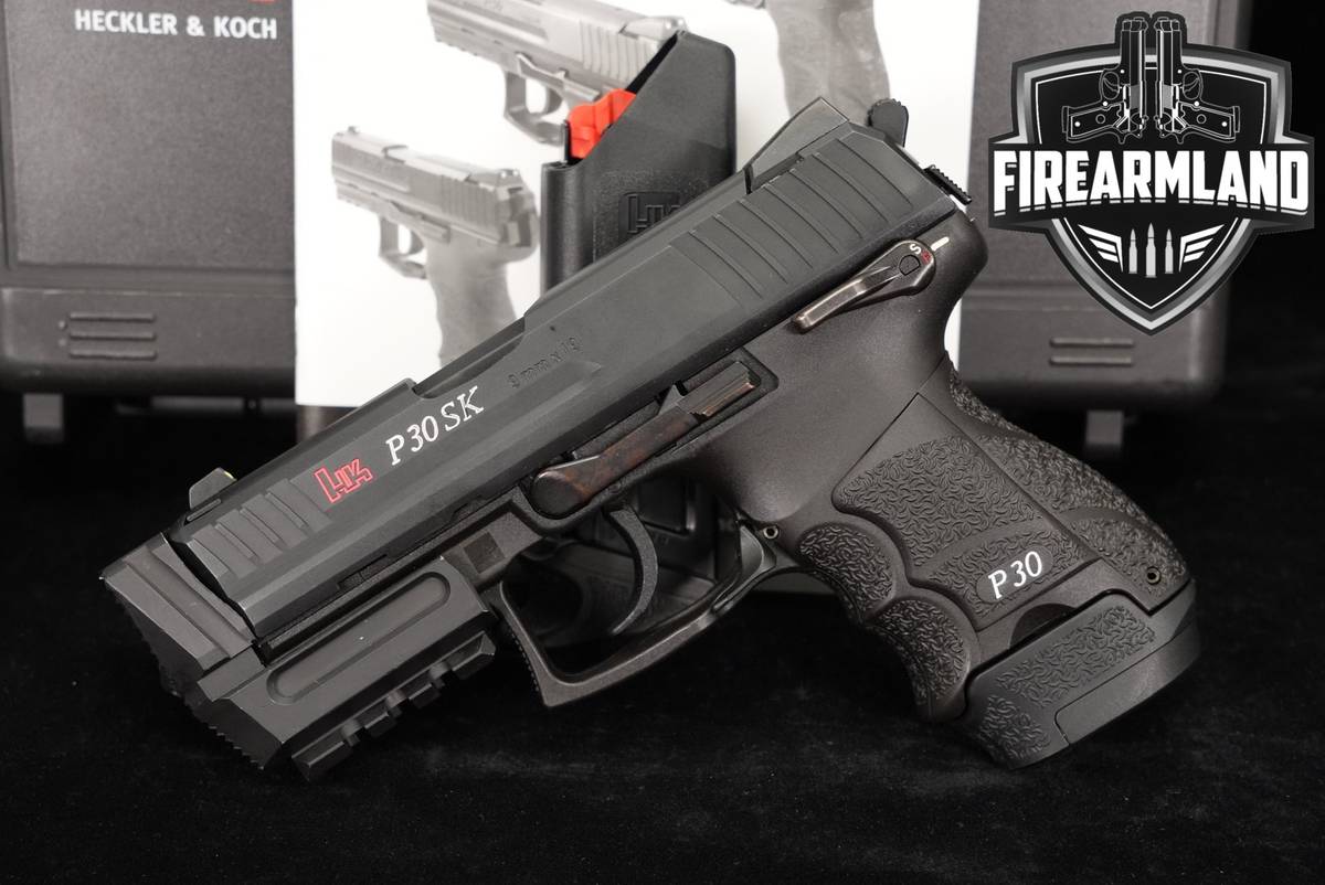 Heckler & Koch P30SKS V3 9mm H&K 3.27 P 30 SK P30 +2 MAGS & ORIG CASE