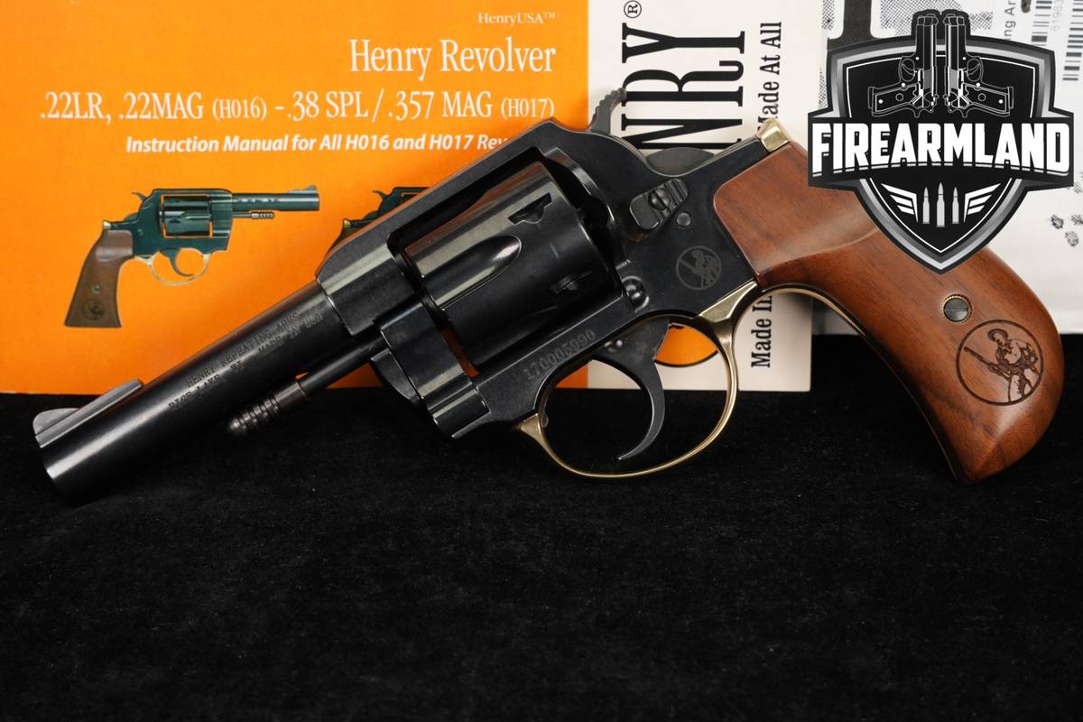 Henry Big Boy Revolver Birdshead Grip 357 Magnum 4" H017BDM +ORIG BOX