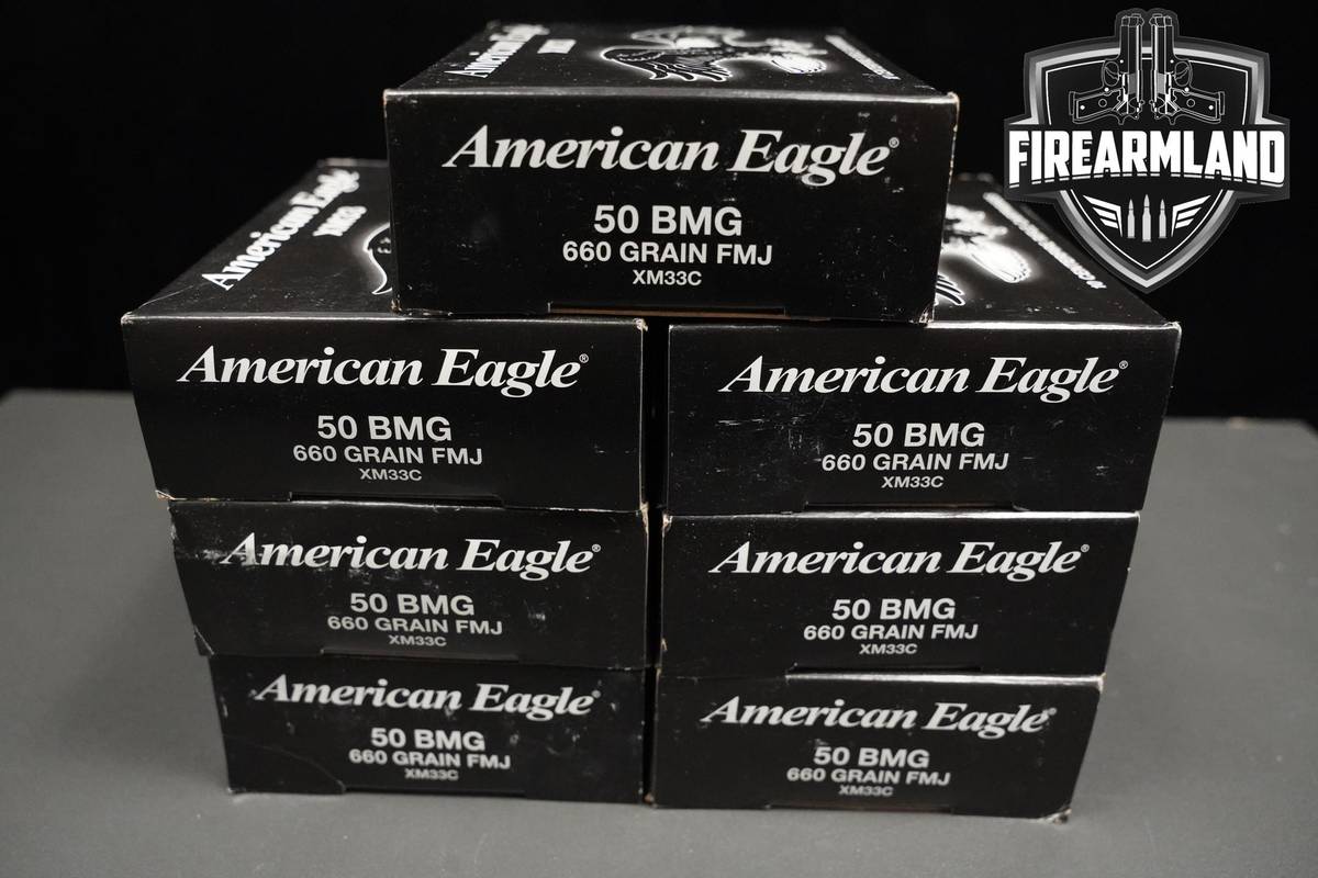 50 BMG Ammo 50-BMG Ammunition 70 ROUNDS