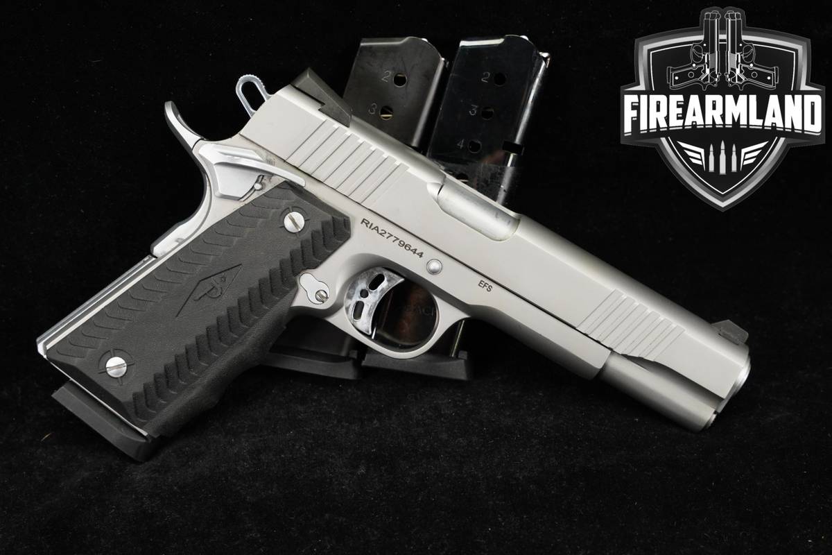 Rock Island Armory RIA 1911 FS Series 70 EFS 45 ACP 5 Stainless +3 MAGS