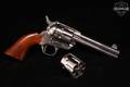A. Uberti Single Action Army Convertible Dual Cylinder .45 Colt / .45 ACP Nickel in Very Good Condition Image 2
