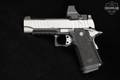 Bul Armory SAS II EDC Pro Compact Nightwood Guns Special Edition 9mm Luger Two-Tone Stainless in Excellent Condition Image 4