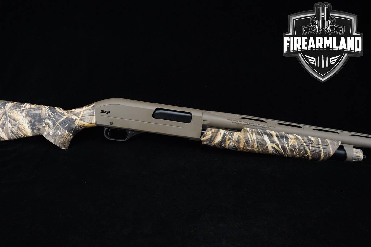 Winchester SXP Hybrid Hunter Camo 12-Gauge 26" FDE & Marsh Grass Camo