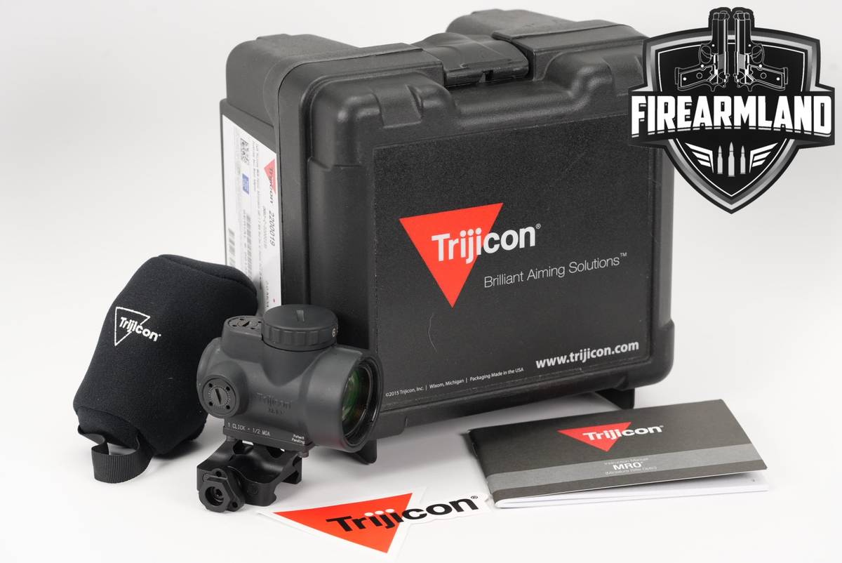 Trijicon MRO Patrol 1x25mm 2 MOA Red Dot Sight Miniature Rifle Optic +CASE