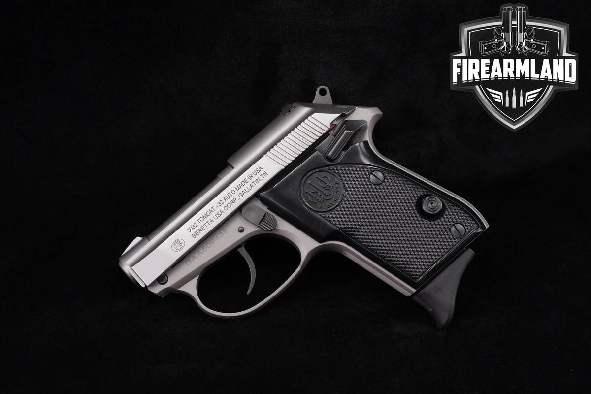 POCKET PISTOL! Beretta 3032 Tomcat Inox 32 ACP 2.4" +2 MAGS & ORIG BOX