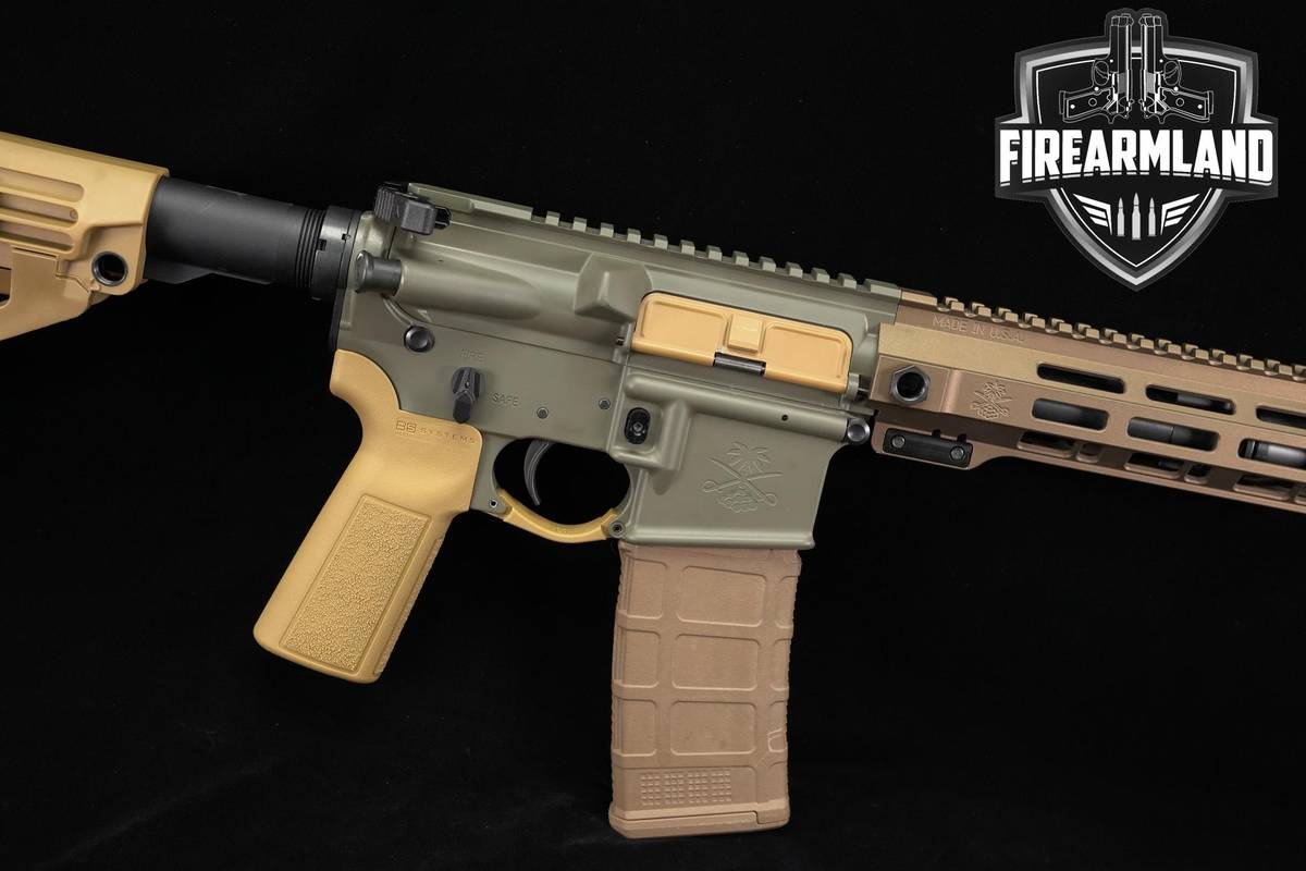 Palmetto State Armory SABRE-15 Pistol 300-Blackout 8.5" AR15 +2 MAGS