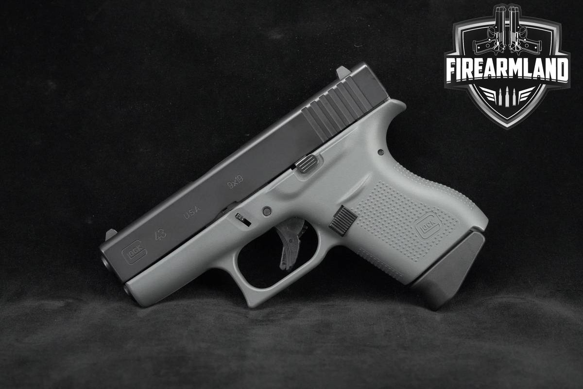 Glock 43 Apollo Custom 9mm 3.4" Glock G43 G-43 +2 MAGS & ORIG BOX