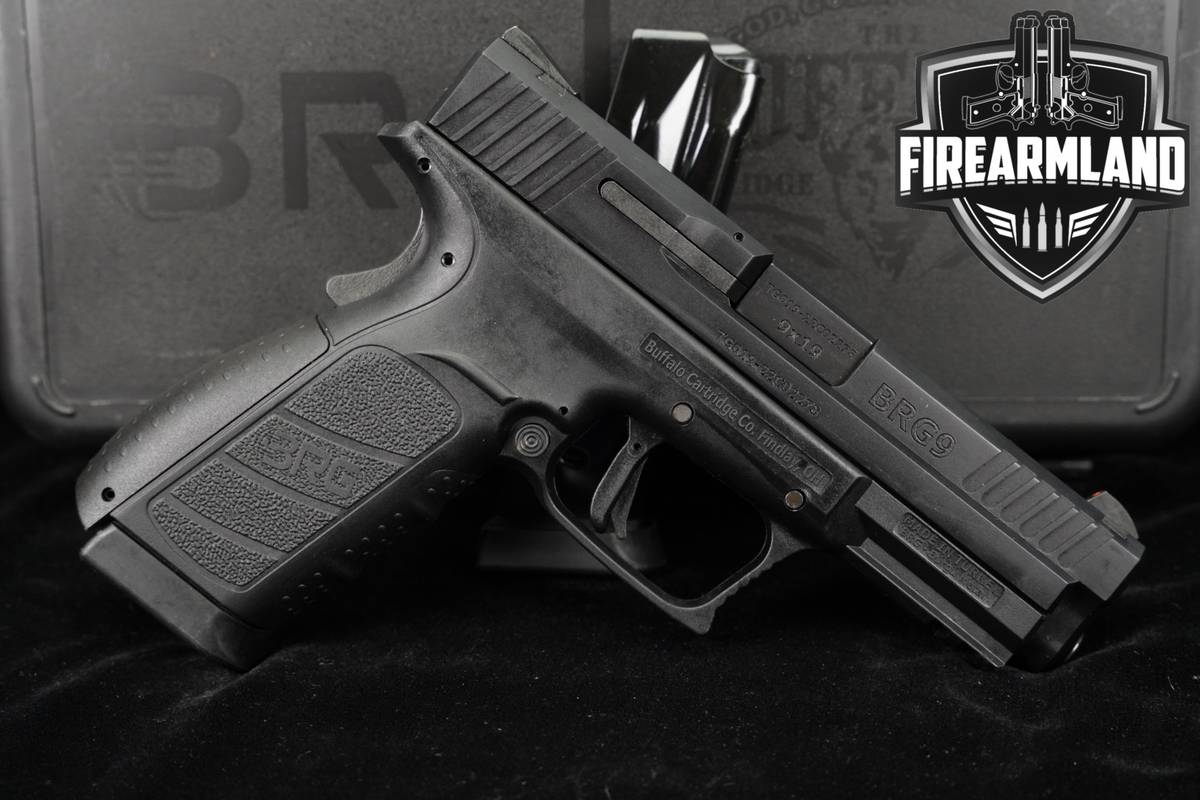 BRG BRG9 Elite 9mm 4" 9 +2 MAGS & ORIG CASE