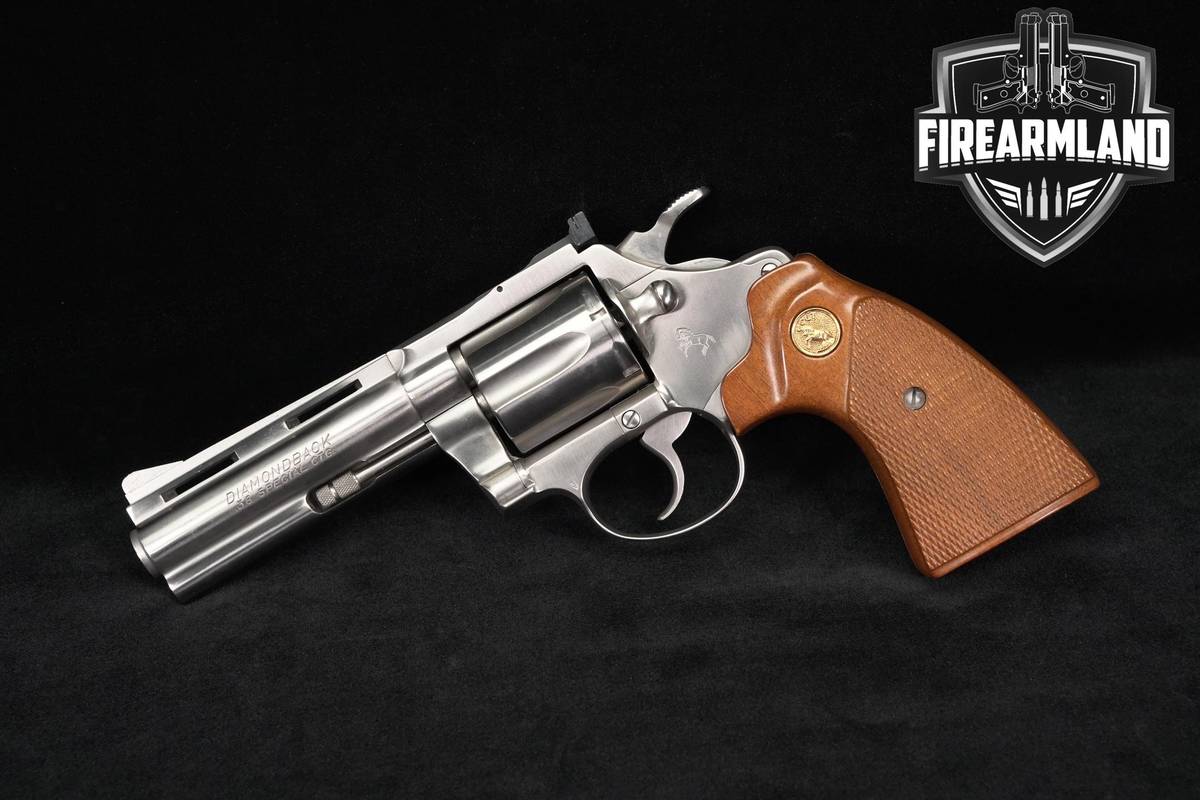1981 Colt Diamondback .38 Special 4" Brushed Nickel +ORIG BOX