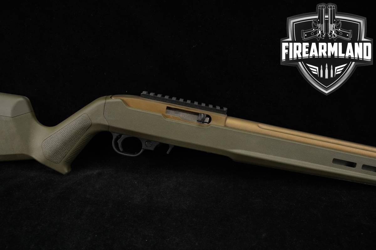 Ruger 10/22 22LR 16.12" OD Green 10 22 1022 FLUTED HB +5 MAGS