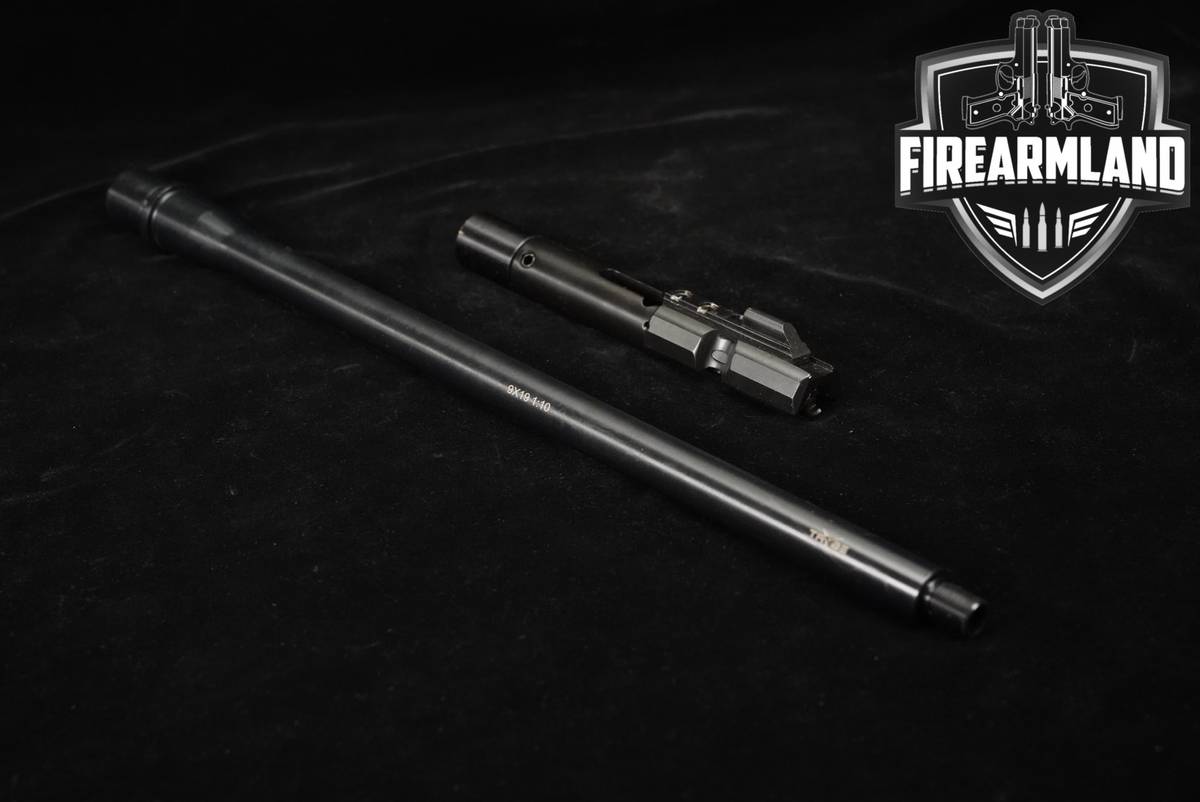 TRYBE Defense AR-15 Barrel & Bolt 9mm Luger AR15 16.25" Rifle Barrels