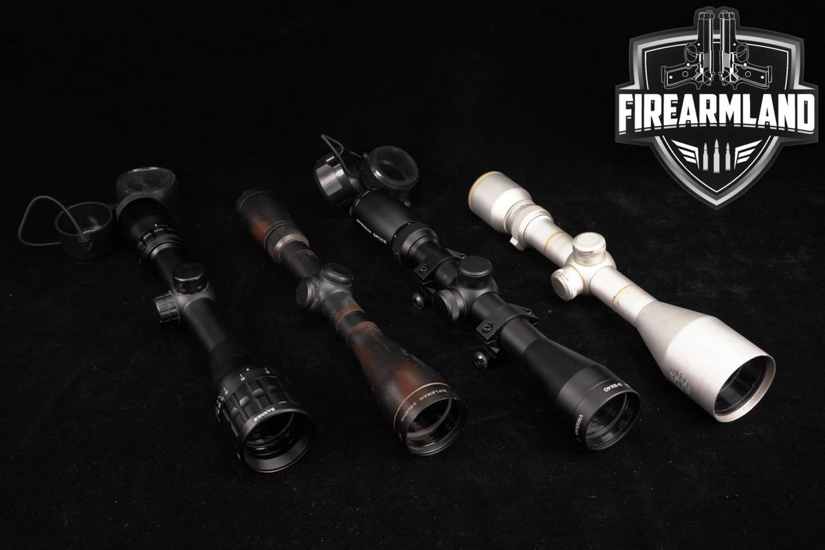 Four Scope Lot Hunting 4 Pack Leupold Simmons Viridian Bushnell Scopes