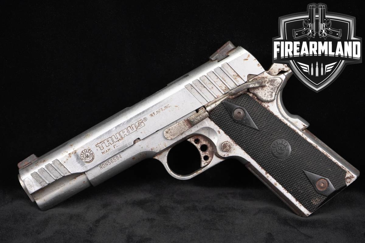 Taurus PT 1911 45 ACP PT1911 5" Stainless SAO Gunsmith Special