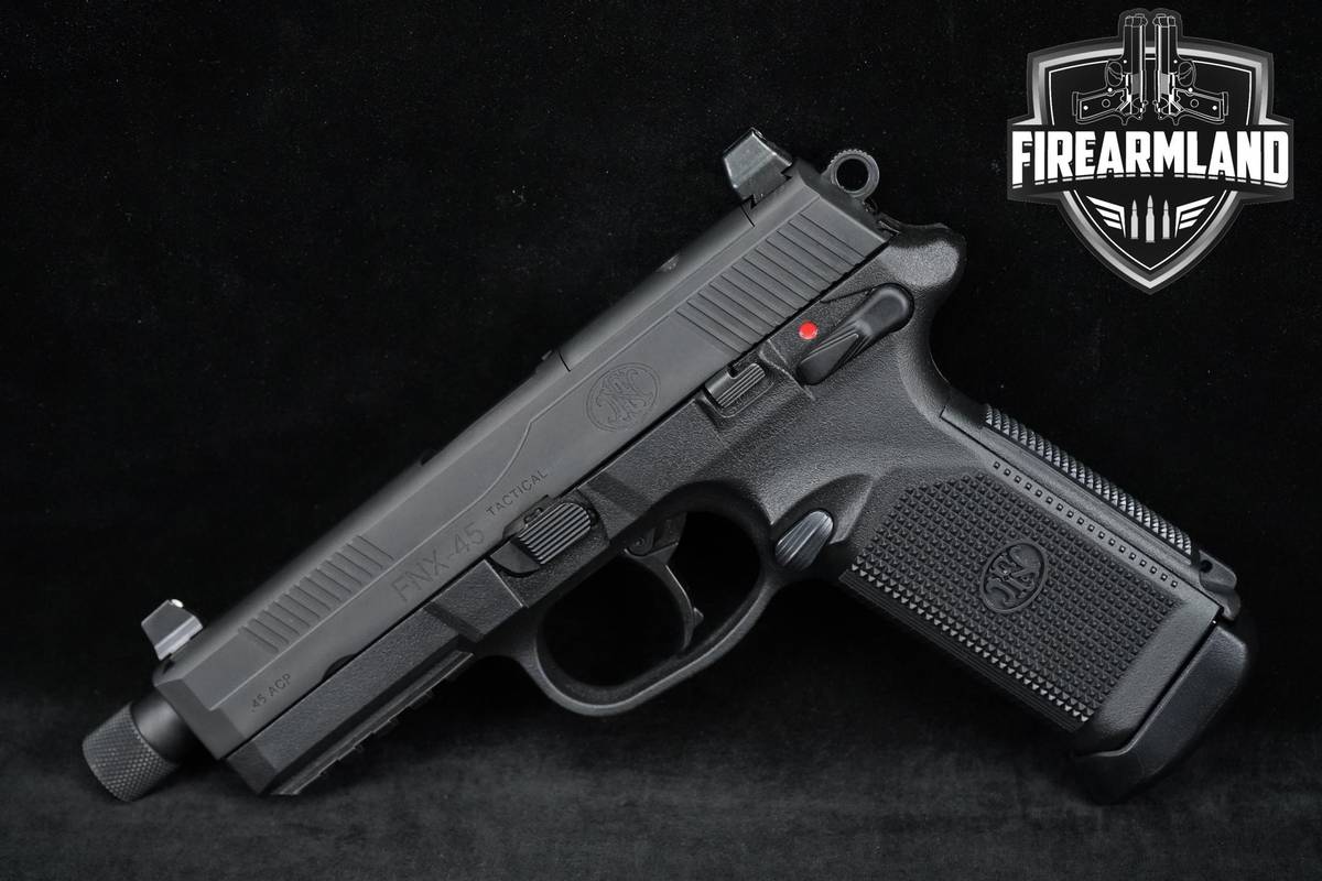 FN America FNX-45 Tactical 45ACP 5.3" FNX45 +3 MAGS & ORIG CASE