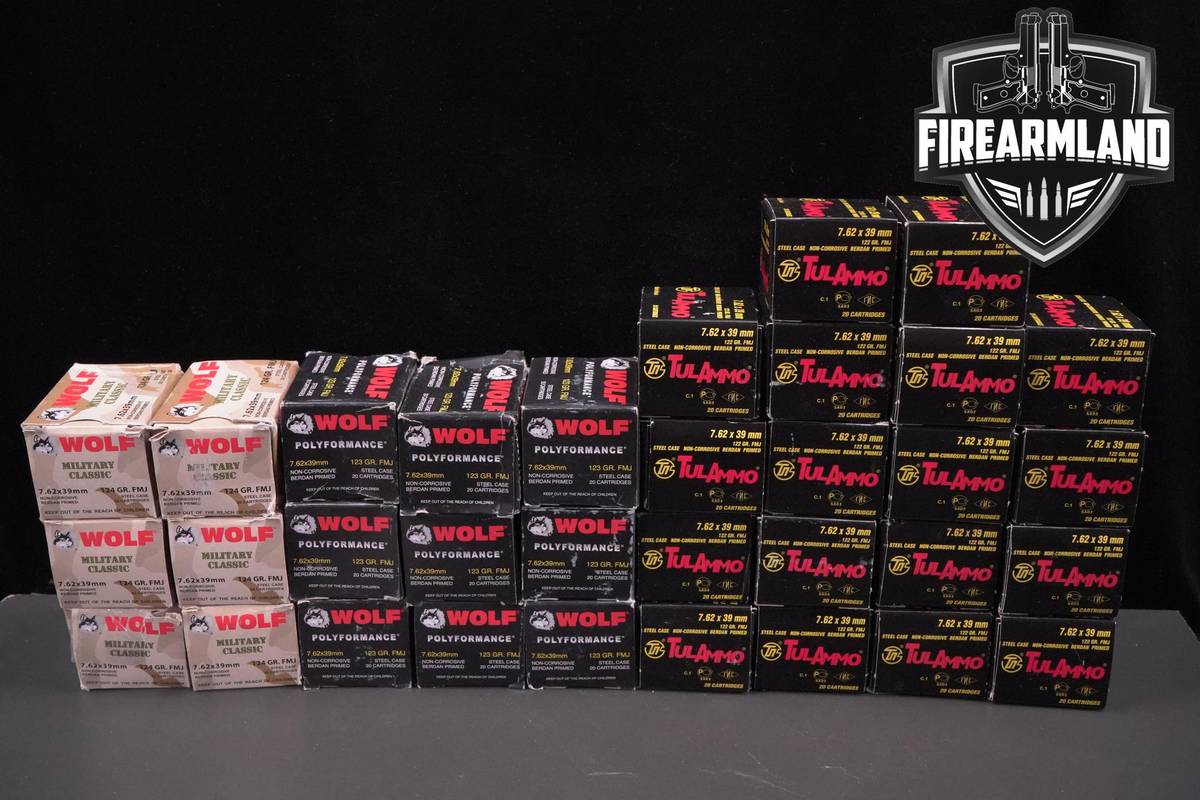 7.62X39 Ammo 7.62X39 Ammunition 660 ROUNDS