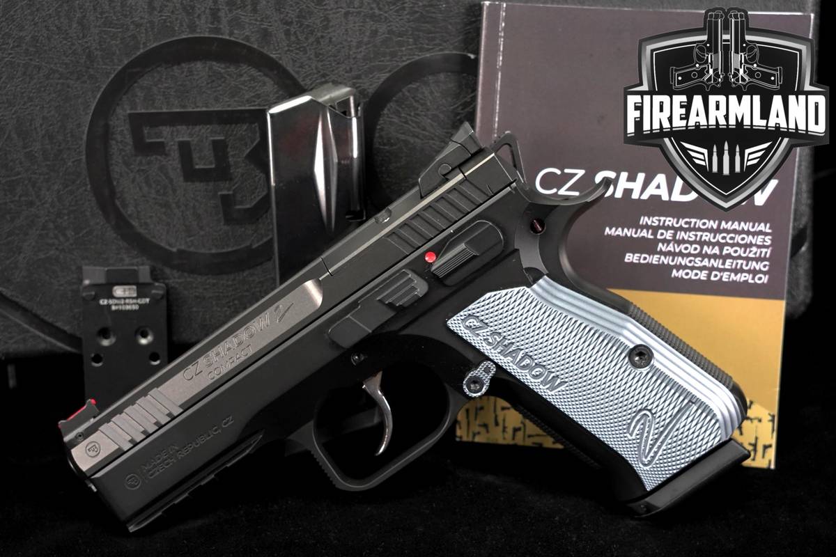 CZ Shadow 2 Compact Optics-Ready 9mm 4 +TWO MAGS & ORIG CASE