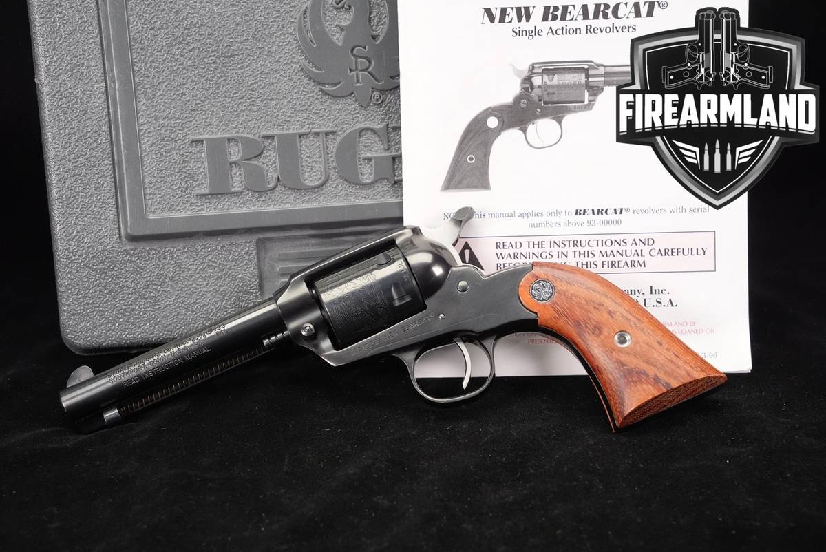 1996 Ruger New Bearcat 22LR 4" Blued +ORIG CASE