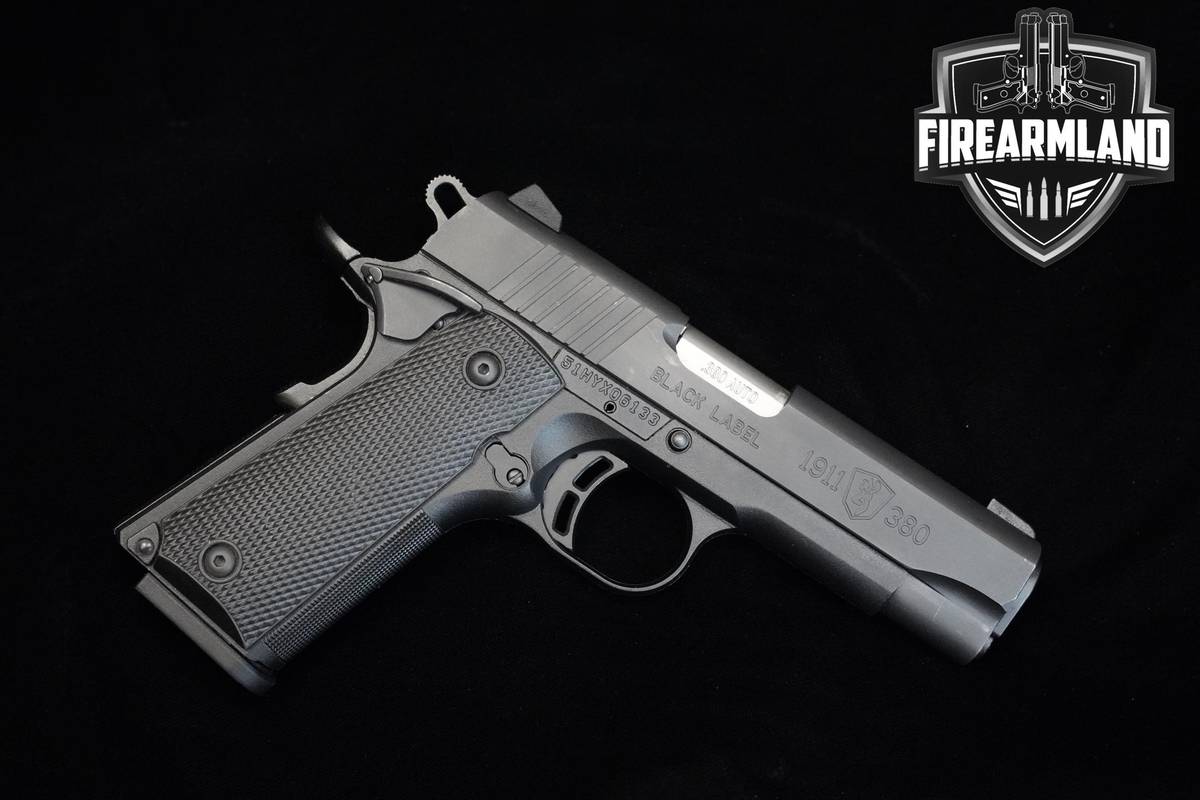 Browning 1911-380 Black Label Compact 380 ACP Browning-1911-380 +ORIG CASE