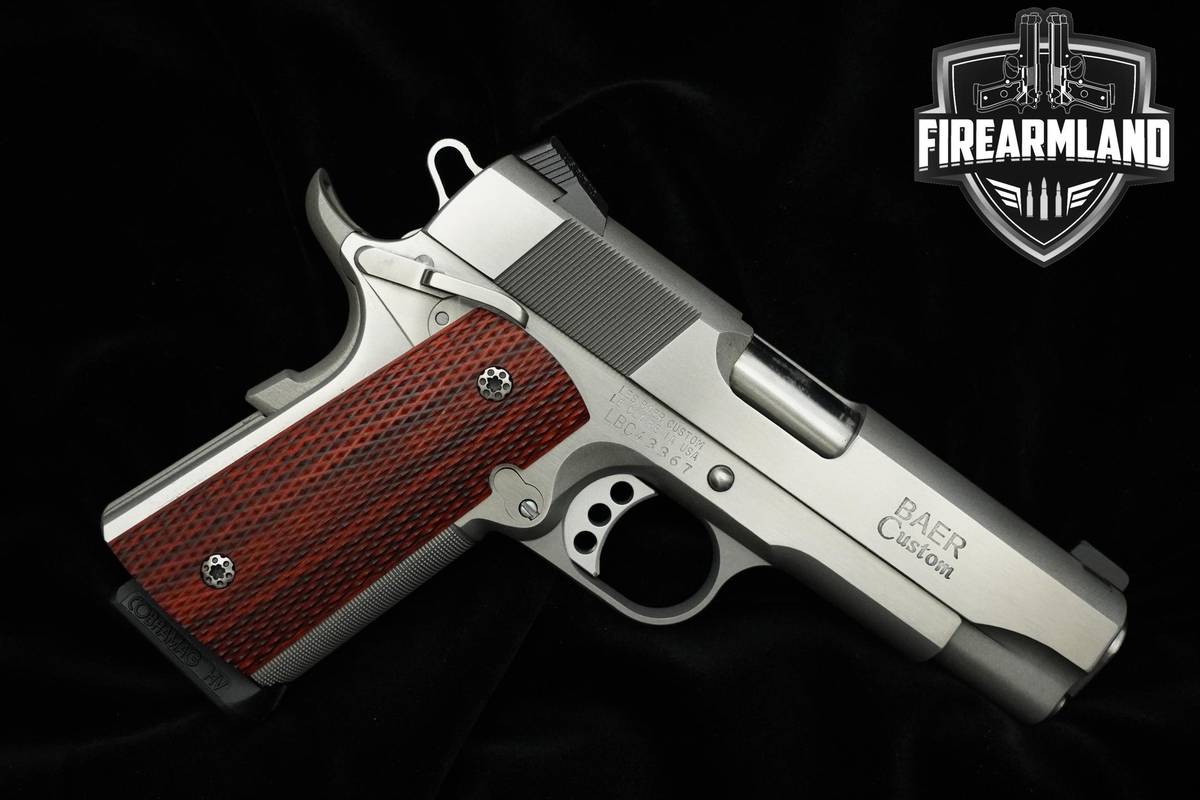 Les Baer Custom 1911 Stinger Stainless Steel 45 ACP MATCH 3 MAGS & ORIG BOX