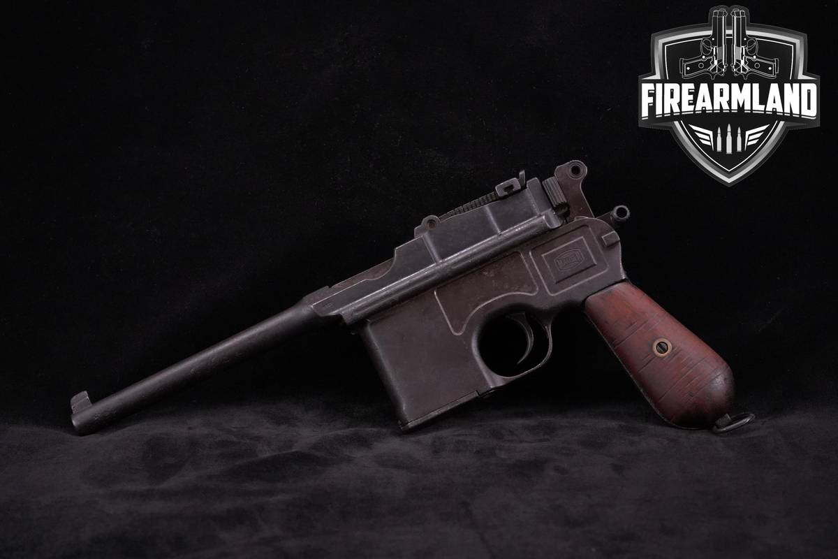 1913 Mauser C96 M1898 Broomhandle 7.63mm Mauser 5.5" Blued