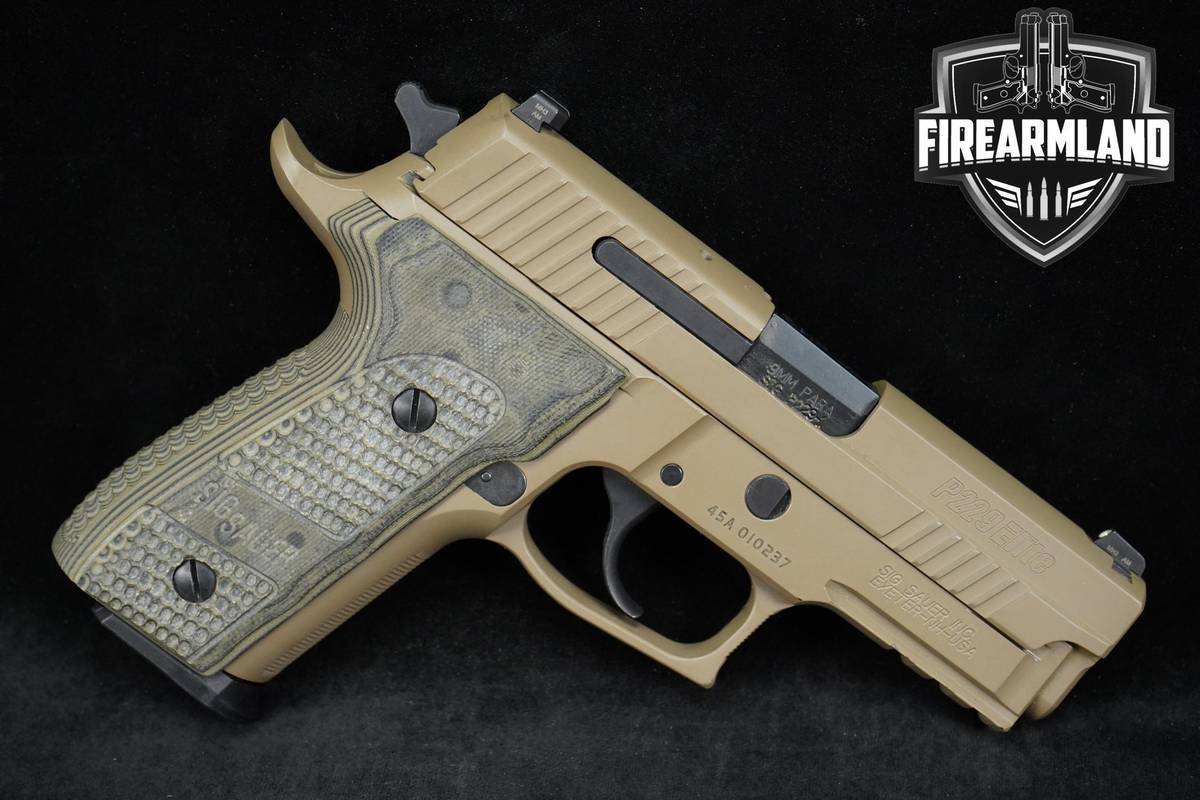 Sig Sauer P229 Elite Scorpion 9mm 3.9" FDE P-229 +2 MAGS & ORIG CASE