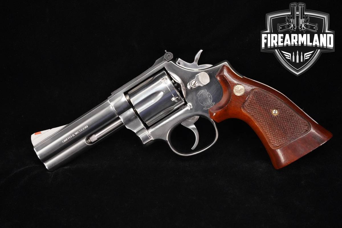 VINTAGE 1983 Smith & Wesson S&W Model 686 357-Magnum 4" Stainless DA/SA