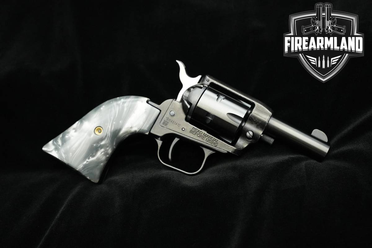 Heritage Mfg Barkeep Gray Pearl 22LR SAO Revolver 2.68" Barkeep +ORIG BOX