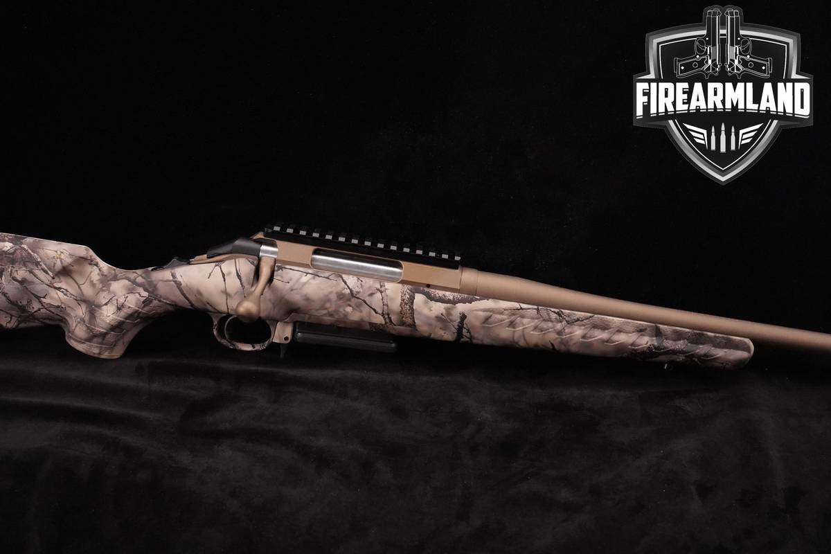 Ruger American Rifle Go Wild Camo Burnt Bronze 6.5 Creedmoor Hunting 22"