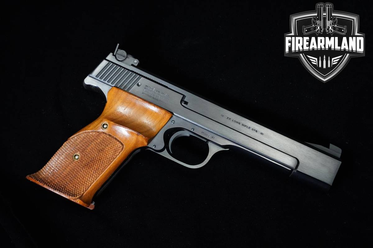 1974 Smith & Wesson (S&W) Model 41 22LR 5.5" Blued S&W 41