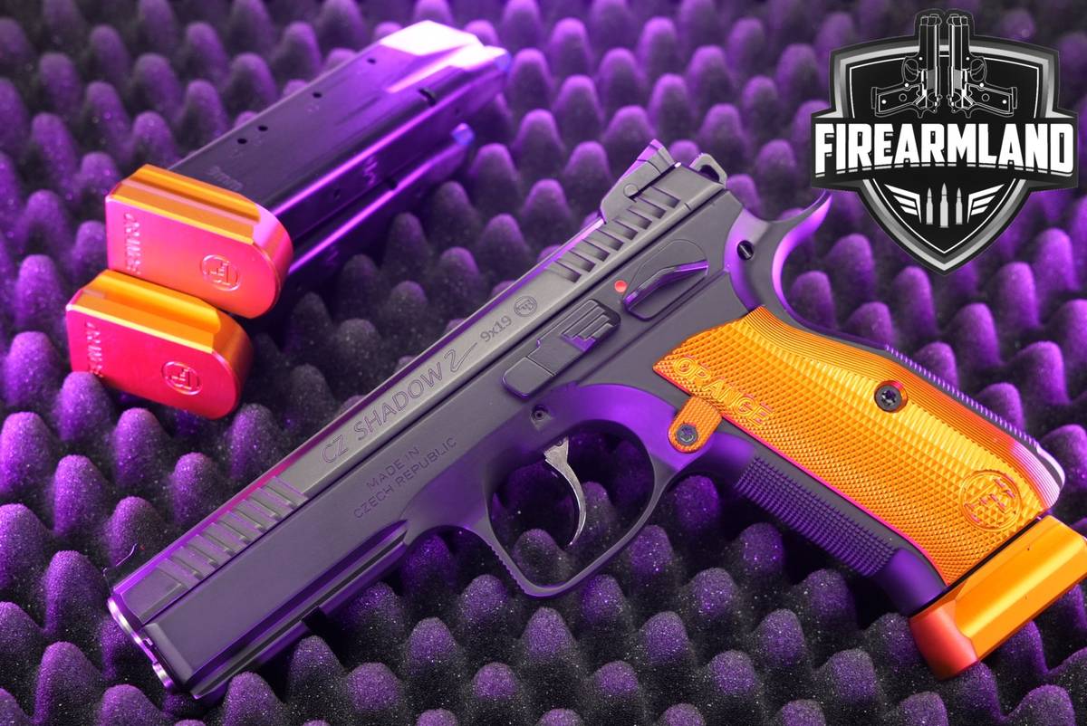 CZ SHADOW 2 Orange 9mm 4.89" Shadow2 DA/SA +3 MAGS & ORIG CASE