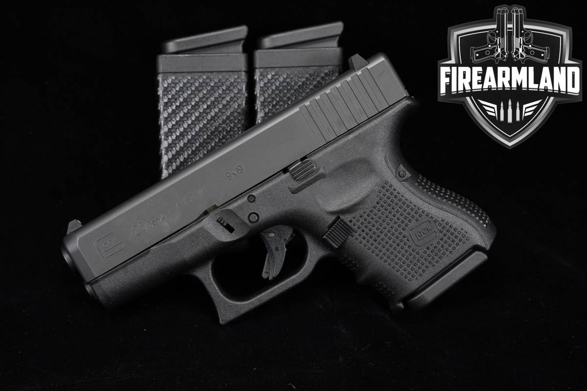 Glock 26 Gen4 9mm G26 Gen-4 3.43" +3 MAGS