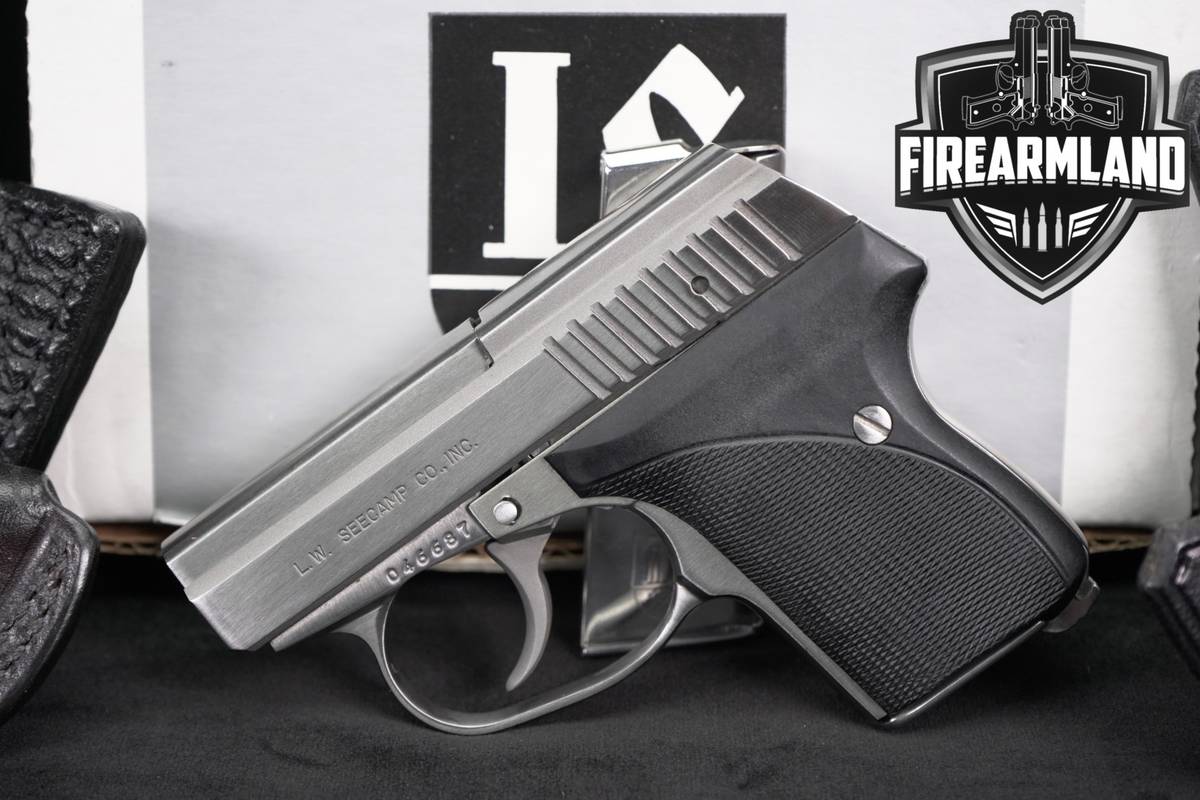 L.W. LW Seecamp LWS-32 32ACP 2.06" Stainless LWS32 +2 MAGS & ORIG BOX