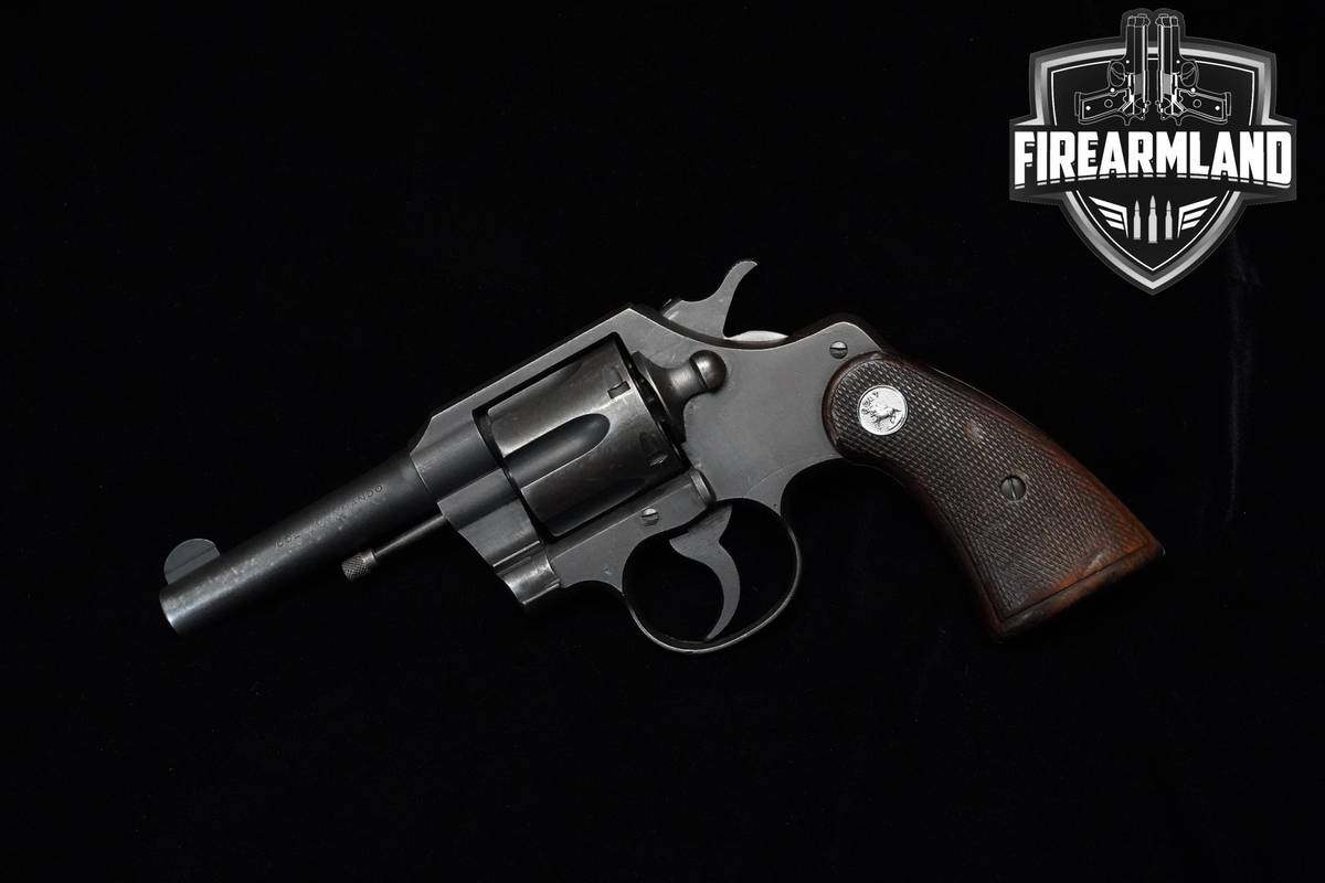 1942 Colt Commando 38 Special 4" Parkerized Colt DA/SA WW2