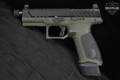 Beretta APX A1 Full Size Tactical 9mm Luger Two-Tone Aqua Tech Shield in Very Good Condition Image 3