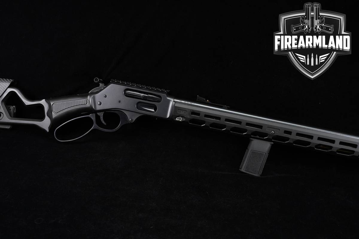 Henry Model H010X 45-70 Govt 19.8" Blued Threaded Skeletonized Stock