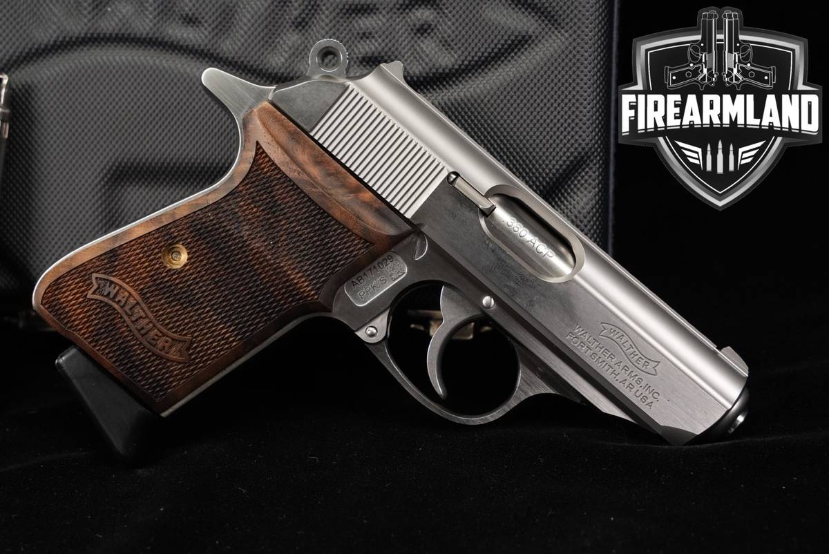 Walther PPK/S 380 ACP 3.3" Satin Stainless PPKS PPK S +2 MAGS & ORIG BOX