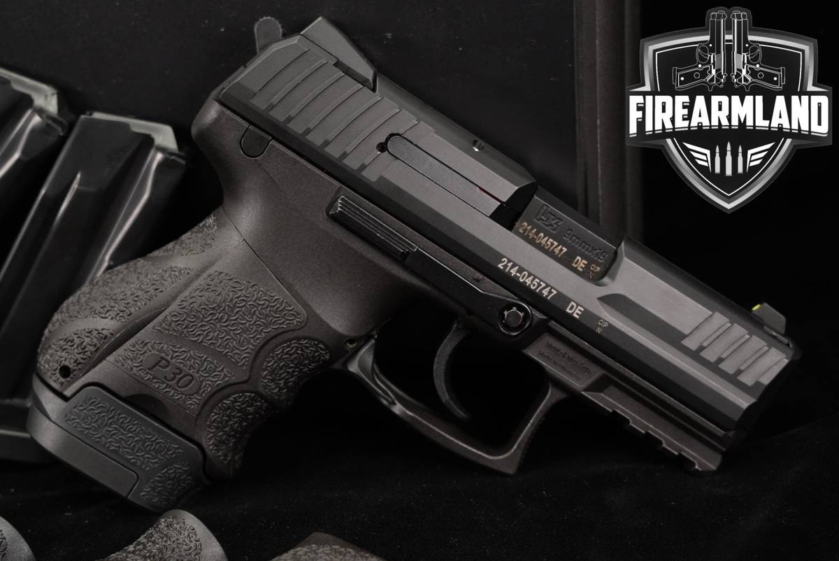Heckler & Koch P30SK V3 9mm 3.27" H&K P 30 P30 SK +3 MAGS & ORIG CASE