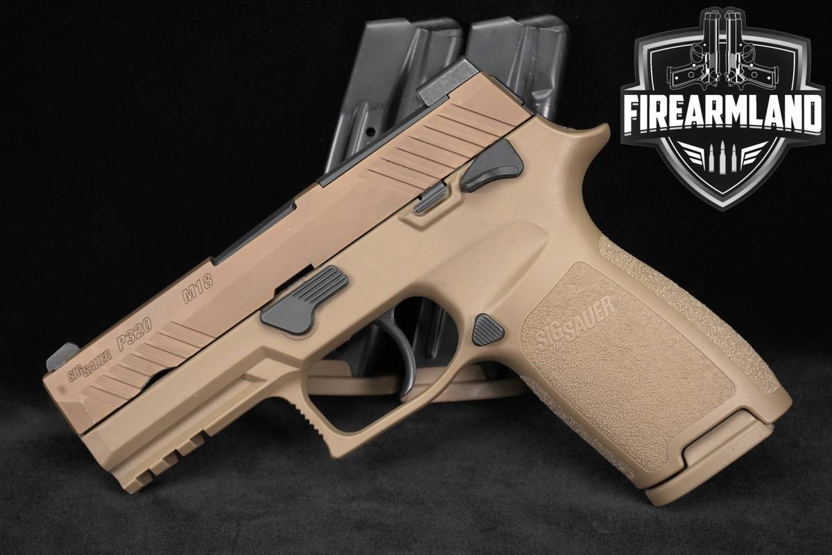 Sig Sauer P320-M18 9mm Optics-Ready 3.9 Coyote Tan P 320 M 18 +3 MAGS