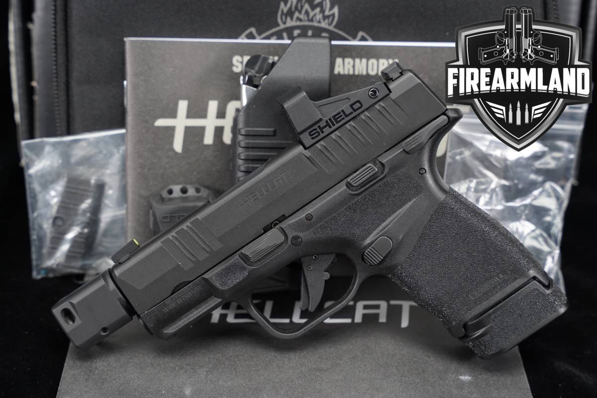 Springfield Armory Hellcat RDP W/ Shield SMSc 9mm +2 MAGS, ORIG BOX & OPTIC