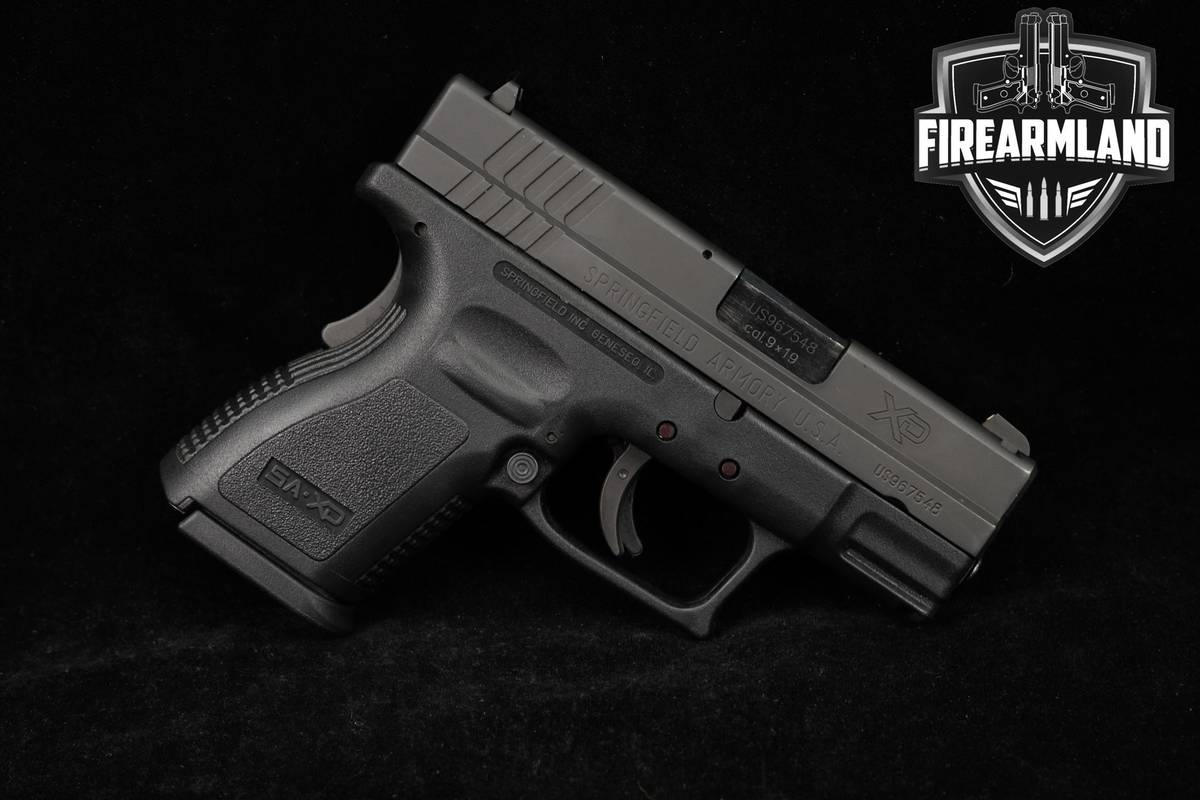 Springfield Armory XD-9 Sub-Compact 9mm 3" XD9 Pistol +3 MAGS & HOLSTER