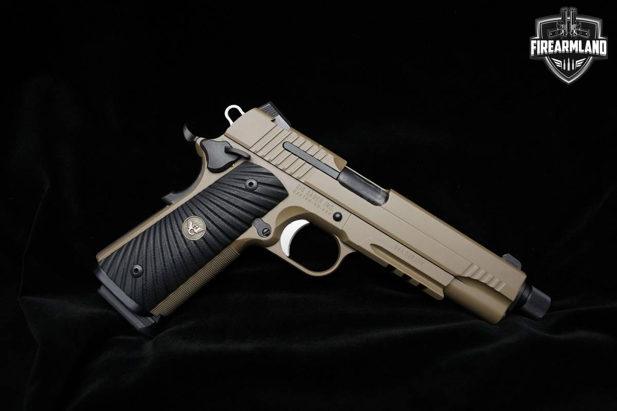 Sig Sauer 1911 Scorpion 45 ACP 5.5" 8+1 FDE SAO Sig-Sauer 45-ACP 1911 2MAGS