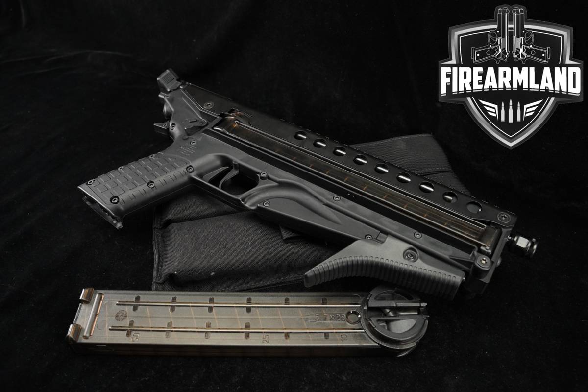 Kel-Tec P50 5.7x28 9.6 KelTec P-50 TOP-FEED THREADED +4 MAGS