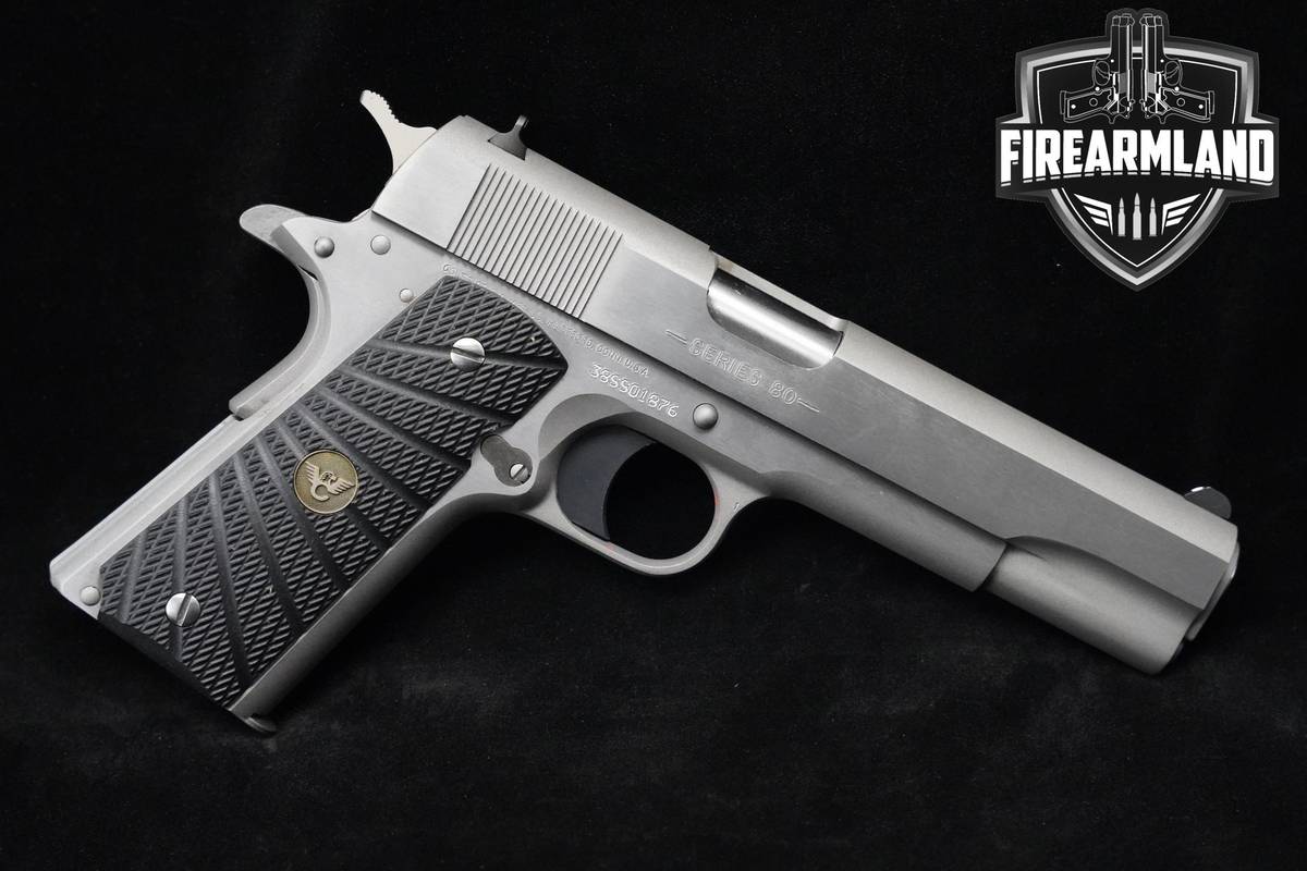 2005 Colt Government Model Series 80 38 Super Stainless 1911A1 Colt OG CASE