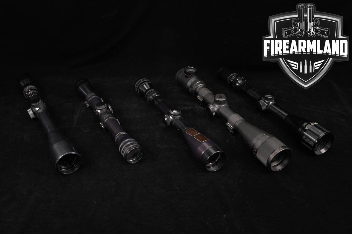 Five Scope Lot Hunting 5 Pack Redfield Weaver Bushnell Scopes Riflescope