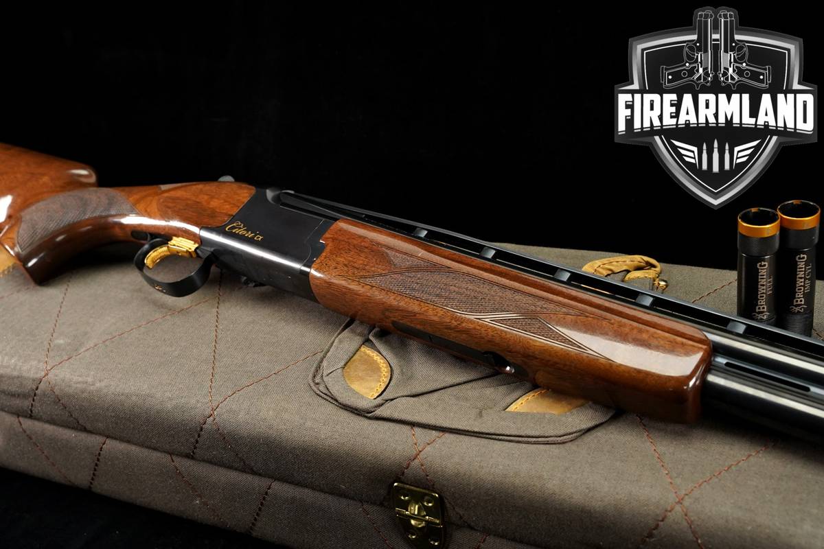 Browning Citori CX 12-Gauge 30" Blued & Walnut GOLD TRIGGER +CASE, CHOKES