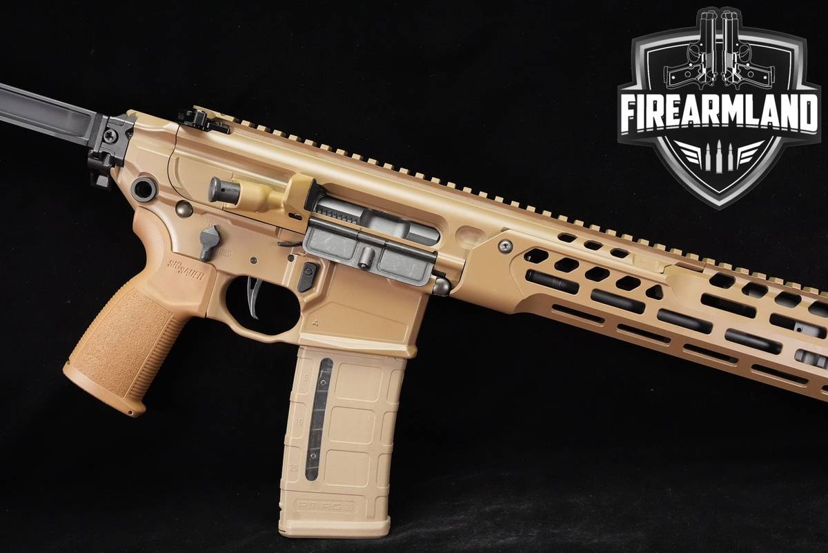 Sig Sauer MCX-SPEAR LT 5.56 NATO 16" Coyote Tan Short-Stroke Piston